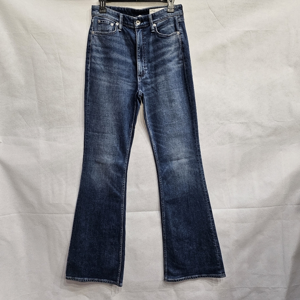 rag & bone Blue Flare Jeans